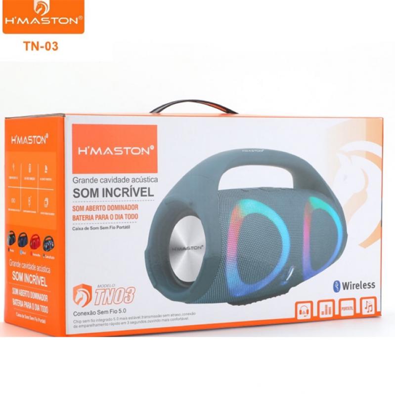 Caixa de Som Bluetooth Mega Potente Hmaston TN03